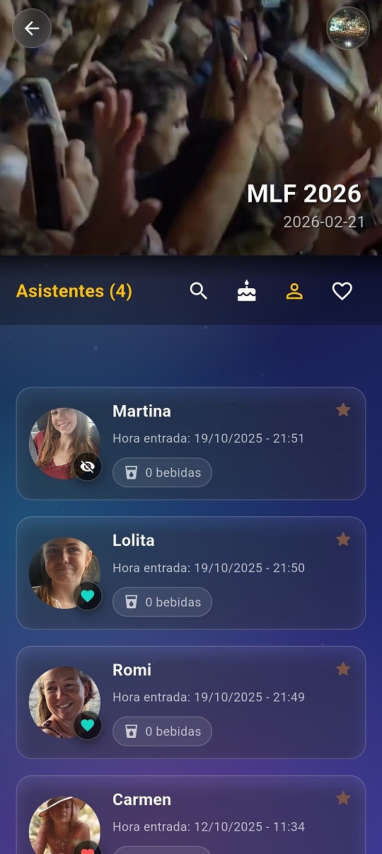 Detalle del evento con CTA